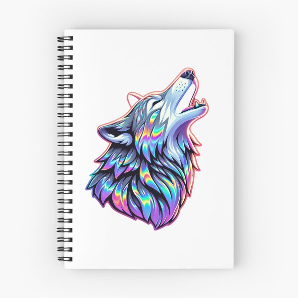 Item preview, Holographic Rainbow Wolf  designed and sold by CharmStudio.