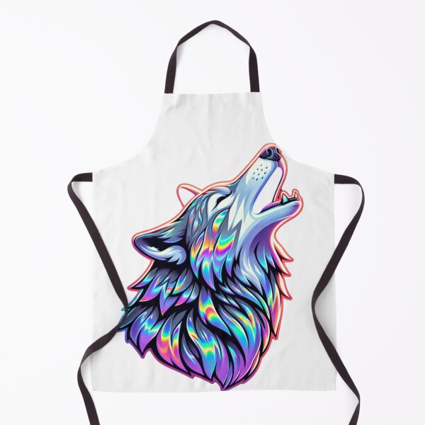 Item preview, Holographic Rainbow Wolf  designed and sold by CharmStudio.