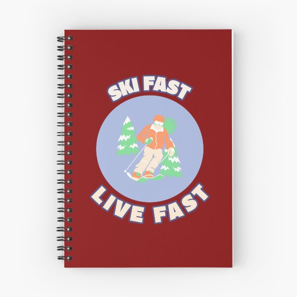 Item preview, Ski Fast Live Fast- Winter Ski designed and sold by Illusionmindz.