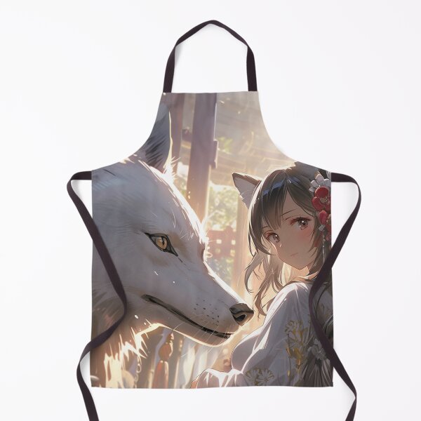 Item preview, Anime Girl And Her Wolf designed and sold by asaroberson.