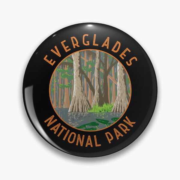 Item preview, Everglades National Park Retro Distressed Circle designed and sold by KrisSidDesigns.