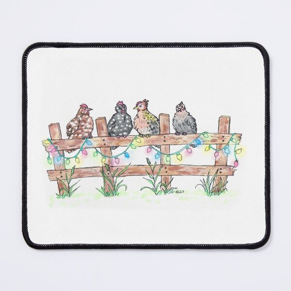 Item preview, May Your Chickens Be Merry and Bright designed and sold by Crafty As A Coyote.