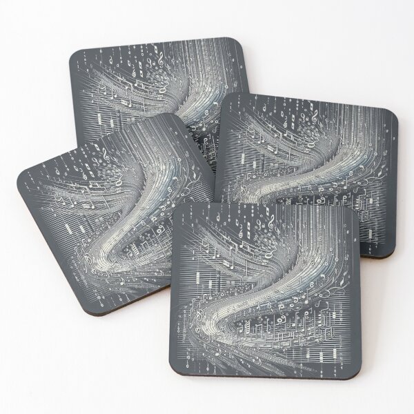 Item preview, Binary Symphony: Digital Melodies designed and sold by TextileTrove.