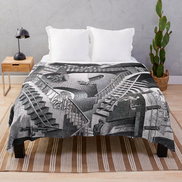 Item preview, maurits cornelis escher, m c escher paintings, m c escher artwork designed and sold by marti-oryo.