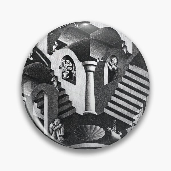 Item preview, maurits cornelis escher, m c escher paintings, m c escher artwork designed and sold by marti-oryo.