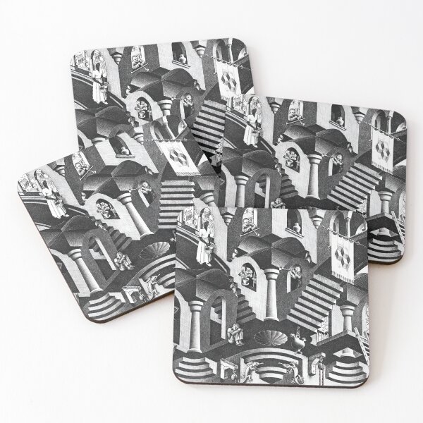 Item preview, maurits cornelis escher, m c escher paintings, m c escher artwork designed and sold by marti-oryo.
