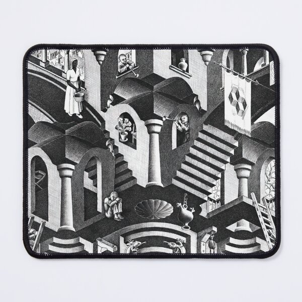 Item preview, maurits cornelis escher, m c escher paintings, m c escher artwork designed and sold by marti-oryo.