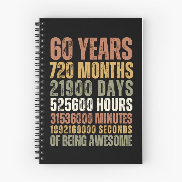 Item preview, 60 Years 720 Months Of Being Awesome 60th Birthday Gifts designed and sold by Sasikharn.