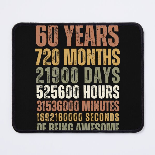 Item preview, 60 Years 720 Months Of Being Awesome 60th Birthday Gifts designed and sold by Sasikharn.