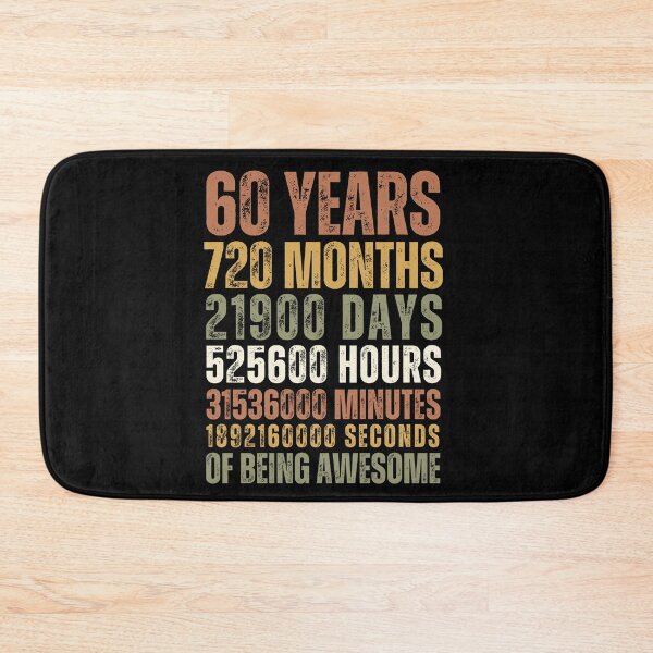 Item preview, 60 Years 720 Months Of Being Awesome 60th Birthday Gifts designed and sold by Sasikharn.