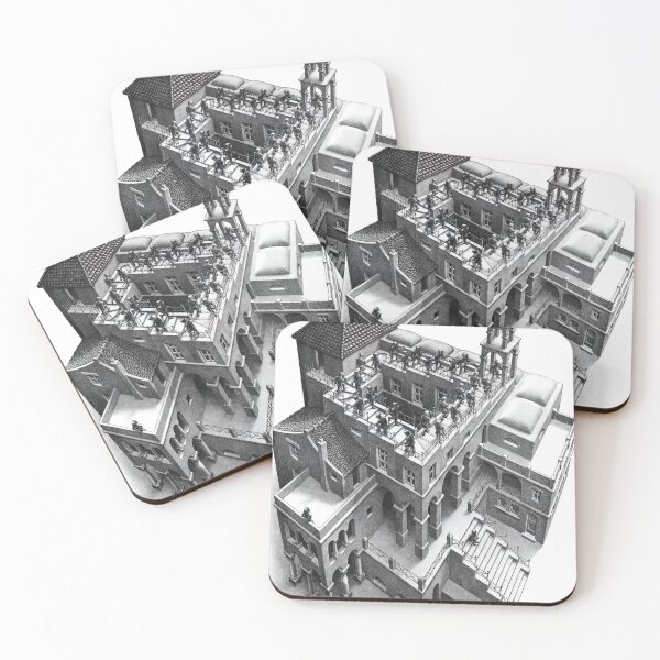 Item preview, maurits cornelis escher, pinturas de m c escher, obras de arte de m c escher designed and sold by marti-oryo.