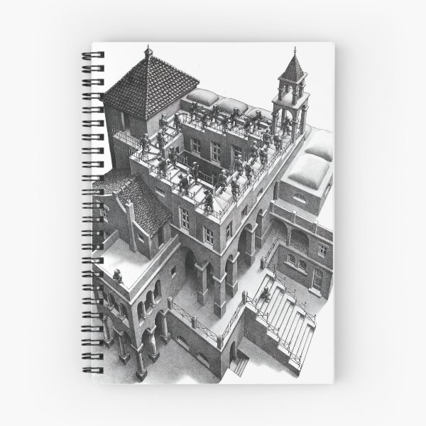 Item preview, maurits cornelis escher, m c escher paintings, m c escher artwork designed and sold by marti-oryo.