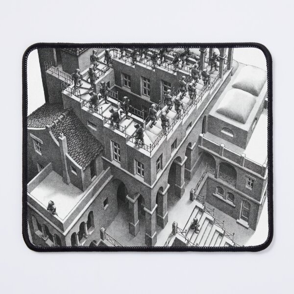 Item preview, maurits cornelis escher, m c escher paintings, m c escher artwork designed and sold by marti-oryo.