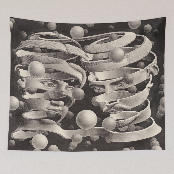 Item preview, maurits cornelis escher, m c escher paintings, m c escher artwork designed and sold by marti-oryo.