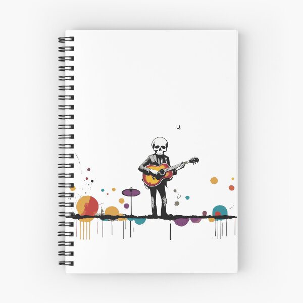 Item preview, Skeleton playing guitar designed and sold by MindFrank.
