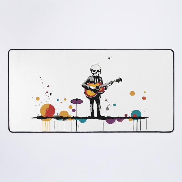 Item preview, Skeleton playing guitar designed and sold by MindFrank.
