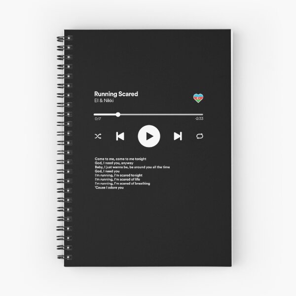 Item preview, Running Scared - Ell & Nikki - Eurovision 2011 Winner - Azerbaijan / Media Player Interface Mockup designed and sold by Vision-Tees.