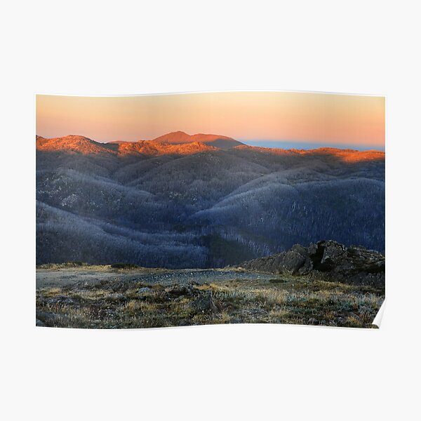 The Niggerheads and Mt Feathertop Poster