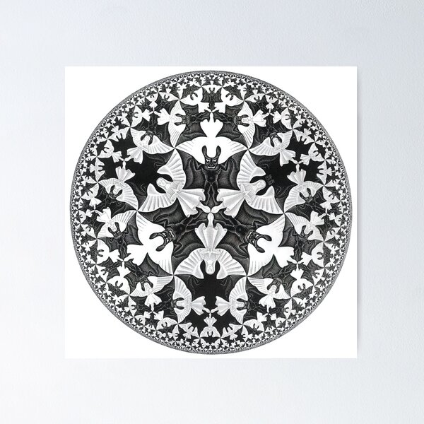 Item preview, maurits cornelis escher, m c escher paintings, m c escher artwork designed and sold by marti-oryo.