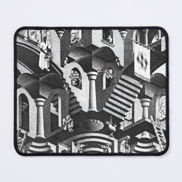 Item preview, maurits cornelis escher, m c escher paintings, m c escher artwork designed and sold by marti-oryo.