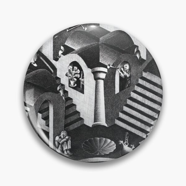 Item preview, maurits cornelis escher, m c escher paintings, m c escher artwork designed and sold by marti-oryo.