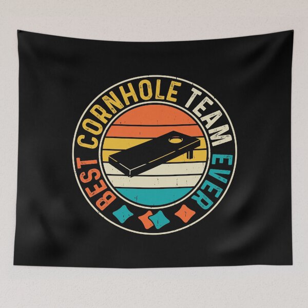 Item preview, Best Cornhole Team Ever Retro Design - Baggo Bean Bag Toss Game - Funny Cornhole Player Vintage designed and sold by naworas.