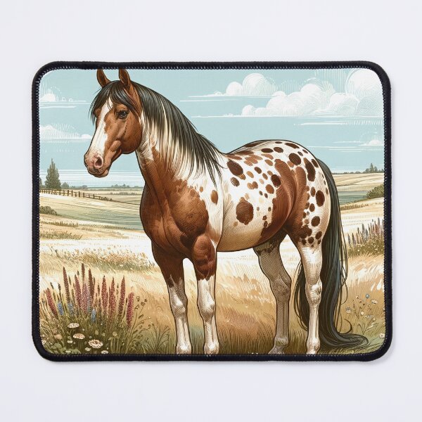 Item preview, Horse Appaloosa Leopard Pattern On Pasture designed and sold by DesignMT.