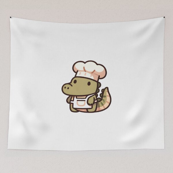 Item preview, Chef Crocodile in Kitchen Attire designed and sold by UmbrellaStudio1.