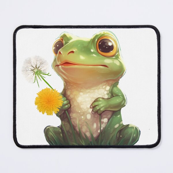 Item preview, Dandelion Frog Cute Sticker designed and sold by NatalieArtiste.