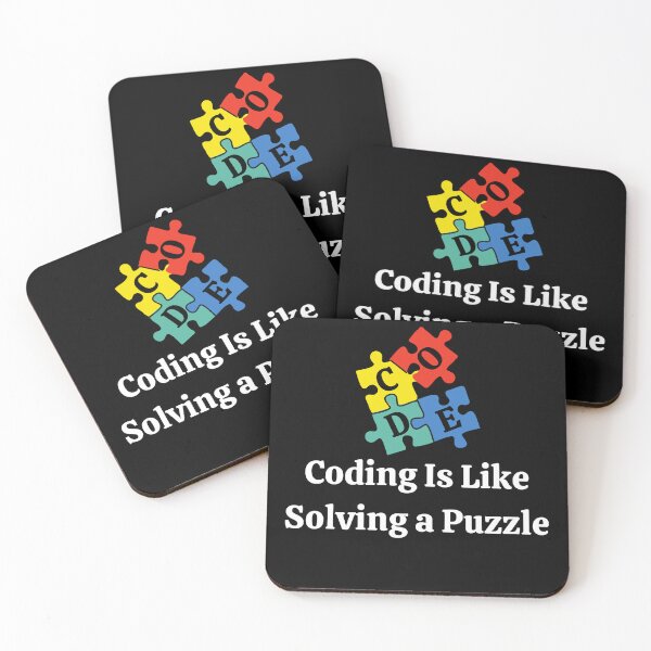 Item preview,  coding is like a puzzle designed and sold by Redstrawberry13.