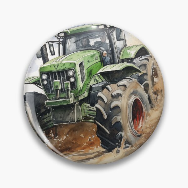 Item preview, Big Green Monster Truck Tractor designed and sold by Samuelsboro.