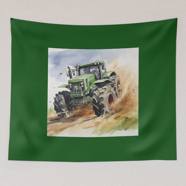 Item preview, Big Green Monster Truck Tractor designed and sold by Samuelsboro.