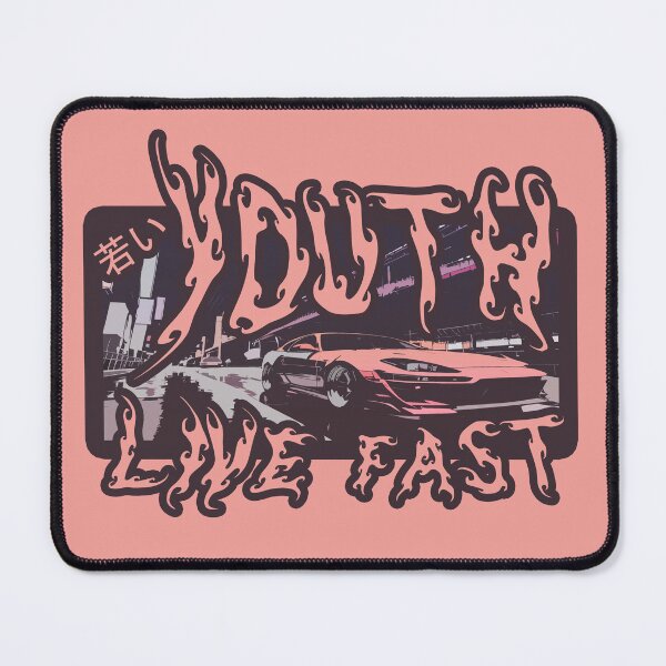 Item preview, Tokyo Nights Youth Live Fast JDM Art Print designed and sold by DelusciousMind.