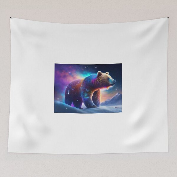Item preview, Bear in cosmic colors designed and sold by KilianSzmid.