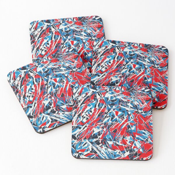 Item preview, 3d Multicolor mosaic abstract art urban style designed and sold by Carlos Gudino.