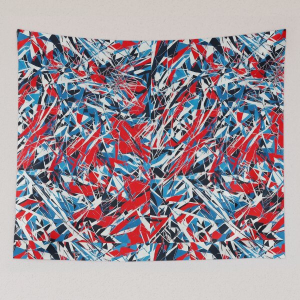 Item preview, 3d Multicolor mosaic abstract art urban style designed and sold by Carlos Gudino.