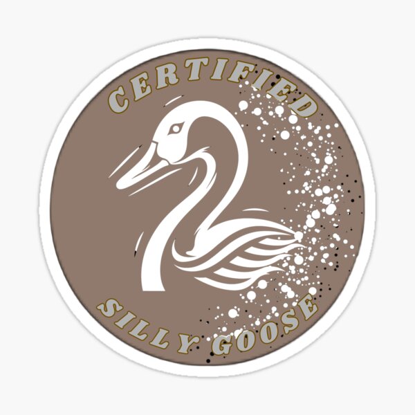 Aperçu de l'œuvre  Oie idiote certifiée créée et vendue par MilkyForest.