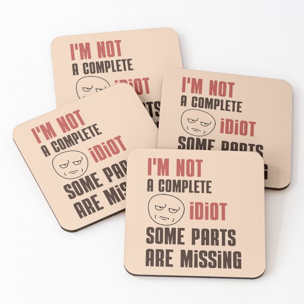Item preview, Print for Incomplete Genius | I'm not a complete idiot |  designed and sold by GiveMeMood.