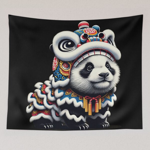 Item preview, Lion Dance, Panda Lion Dance designed and sold by WorldByFlowers.