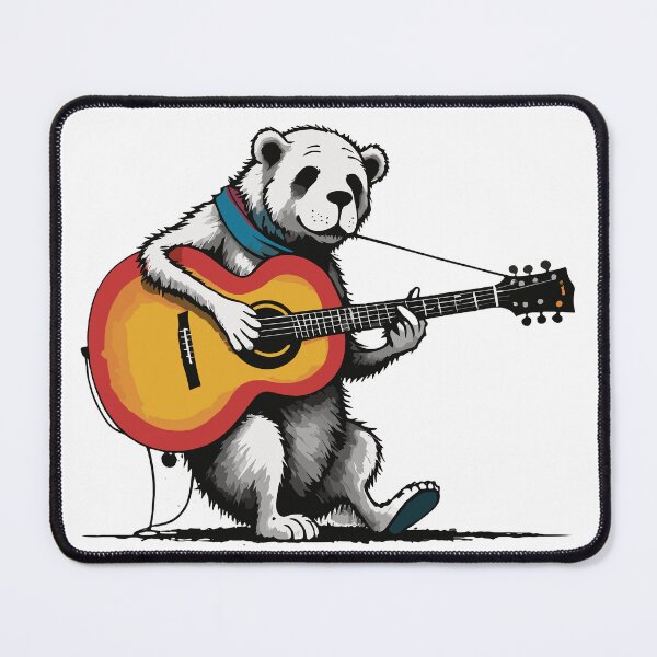 Item preview, Bear playing guitar designed and sold by MindFrank.