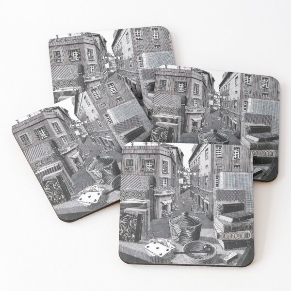 Item preview, maurits cornelis escher, m c escher paintings, m c escher artwork designed and sold by marti-oryo.
