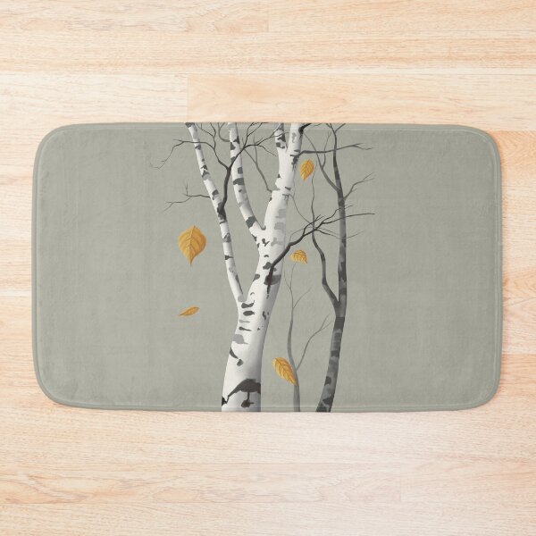 Item preview, Birch Tree and Falling Leaves  designed and sold by LJArtworkDesign.