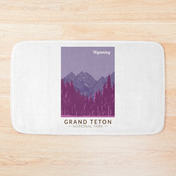 Item preview, Grand Teton National Park Teton Range Travel Art Vintage designed and sold by KrisSidDesigns.