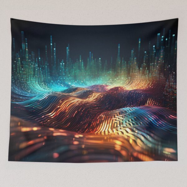 Item preview, From Zeros to Pixels: The Aesthetic Transformation of Binary Code into Colors designed and sold by Artedig.