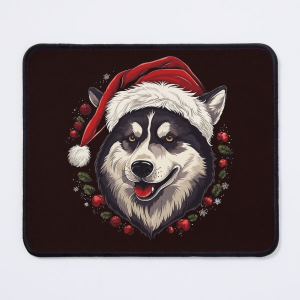 Item preview, Christmas Siberian Husky designed and sold by creativellashop.