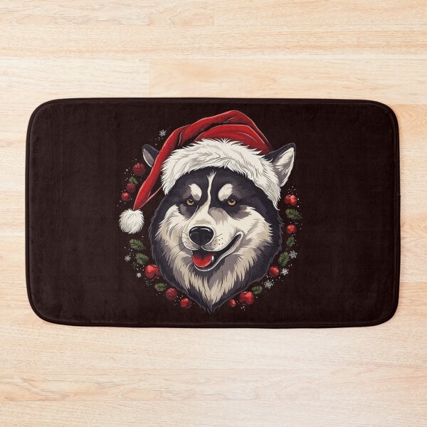 Item preview,  Christmas Siberian Husky designed and sold by creativellashop.