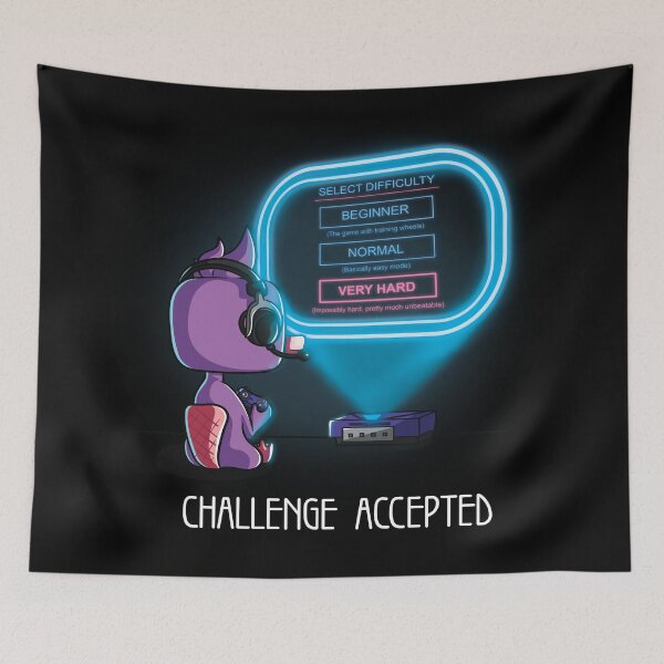 Item preview, Challenge Accepted designed and sold by CreativeWiz.
