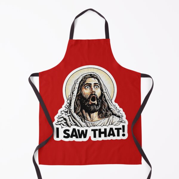 Item preview, I SAW THAT Jesus meme Snowing Christmas Wow designed and sold by plushism.