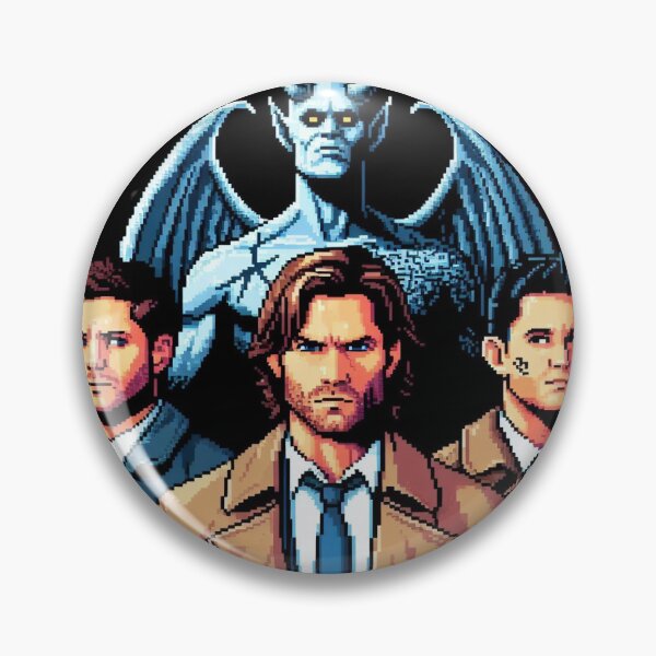 Item preview, Supernatural 8bit designed and sold by hiamlua.