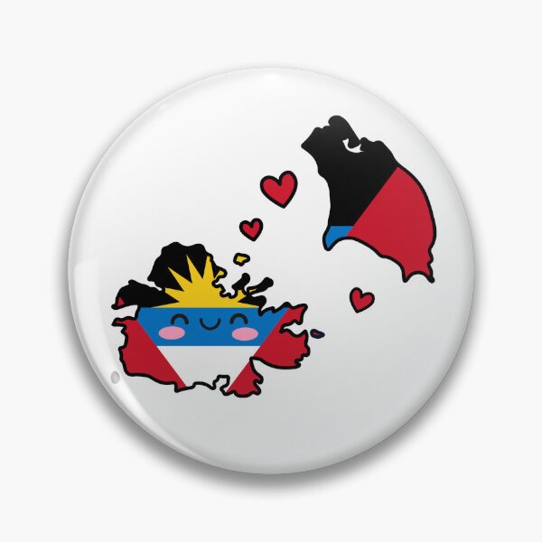 Item preview, Antigua and Barbuda Flag Map Smile with Love designed and sold by pixelsparkzone.